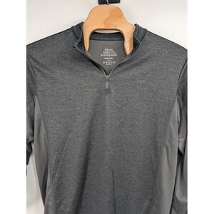 Huk‎ mens 1/4 zip Shirt Men's XXL Pullover Charcoal Fishing